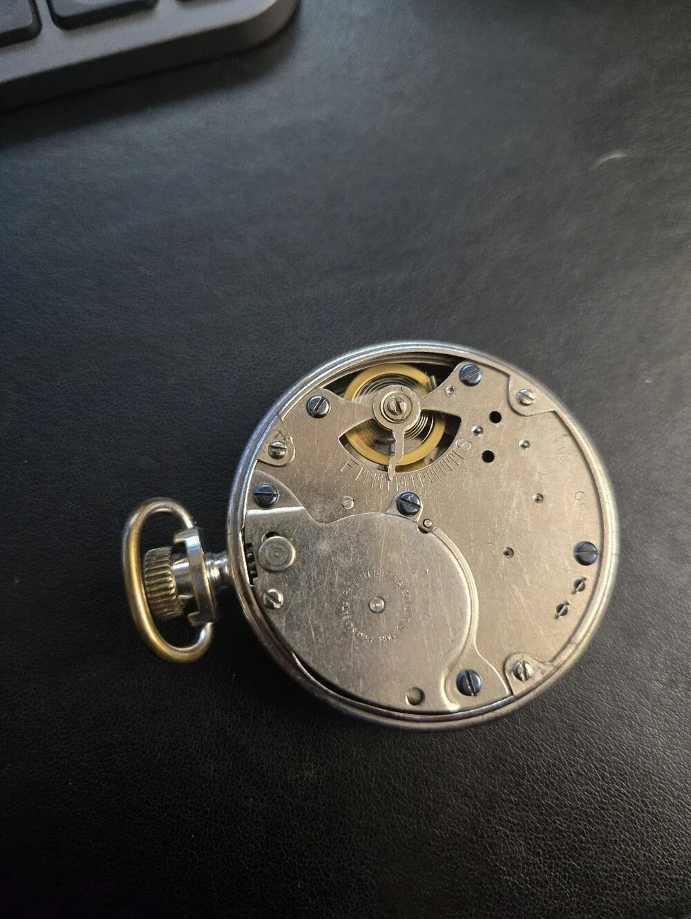 Dax Silver Pocket Watch White Dial